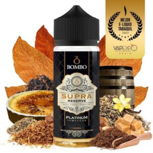 Supra Reserve 100ml - Platinum Tobaccos by Bombo