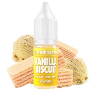 Vanilla Biscuit 10ml - Essential Vape Nic Salts by Bombo